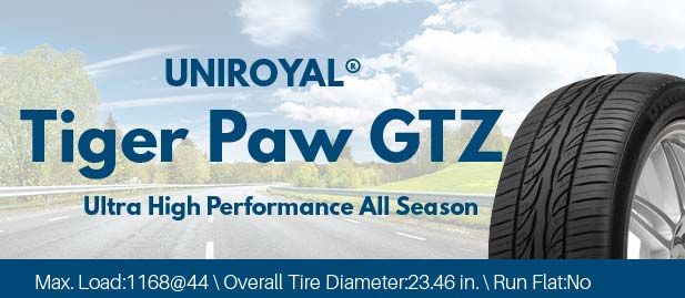 Uniroyal Tiger Pal GTZ Ultra High Performance All Season | Cavalier Automotive
